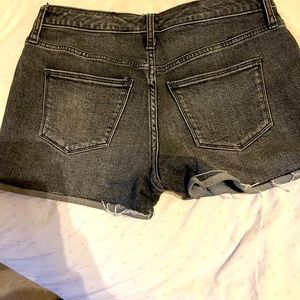 Black Denim Shorts